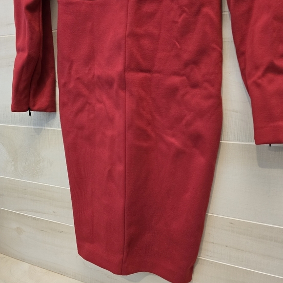 {10} Robert Rodriguez Red Structured Dress - Picture 6 of 13